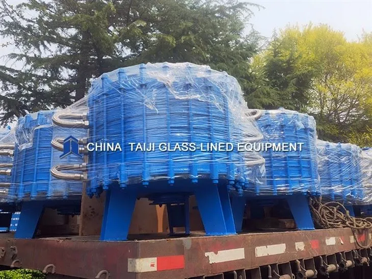 Disc Type Enamel Glass Heat Exchanger