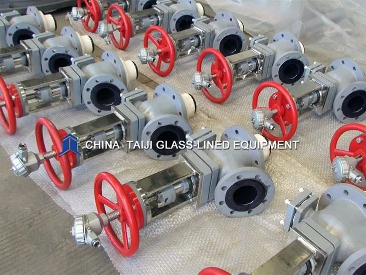 Glass-Lined Flush Valves Glass-Lined Flush Valves